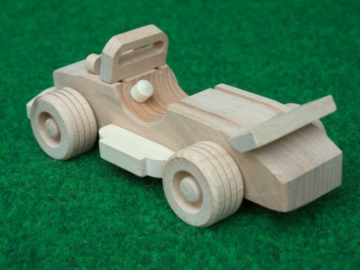 Cabrio Sportwagen aus Holz - nachhaltig spielen
