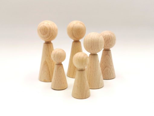 Figurenkegel aus Holz
