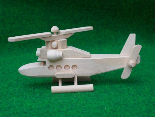 Hubschrauber aus Holz - nachhaltiges Spielzeug aus Holz