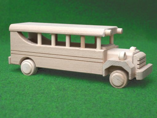 Schulbus aus Holz